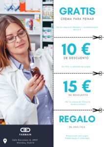 flyer con cupones de descuento