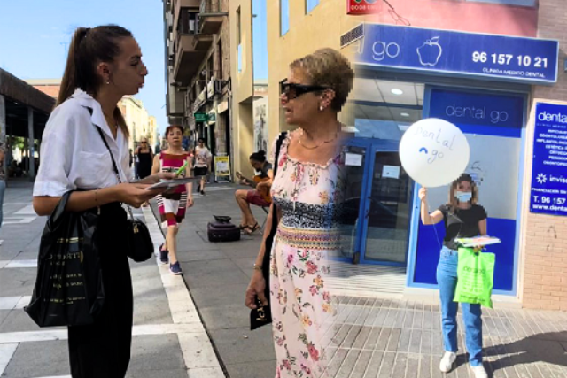 Acciones de marketing directo con azafatas y promotoras en Almazora, Castellón