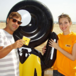 Promotoras en playas de San Juan de Torruella, Barcelona