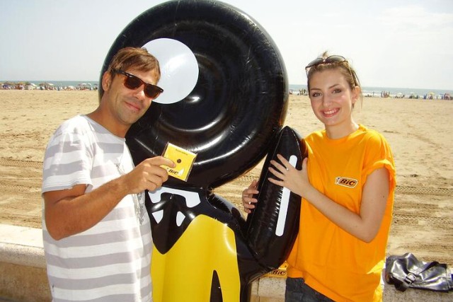 Promotoras en playas de Verín, Orense